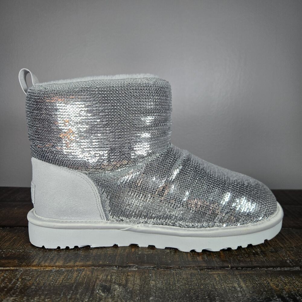 UGG Silver Sequin Winter Boots - image 8